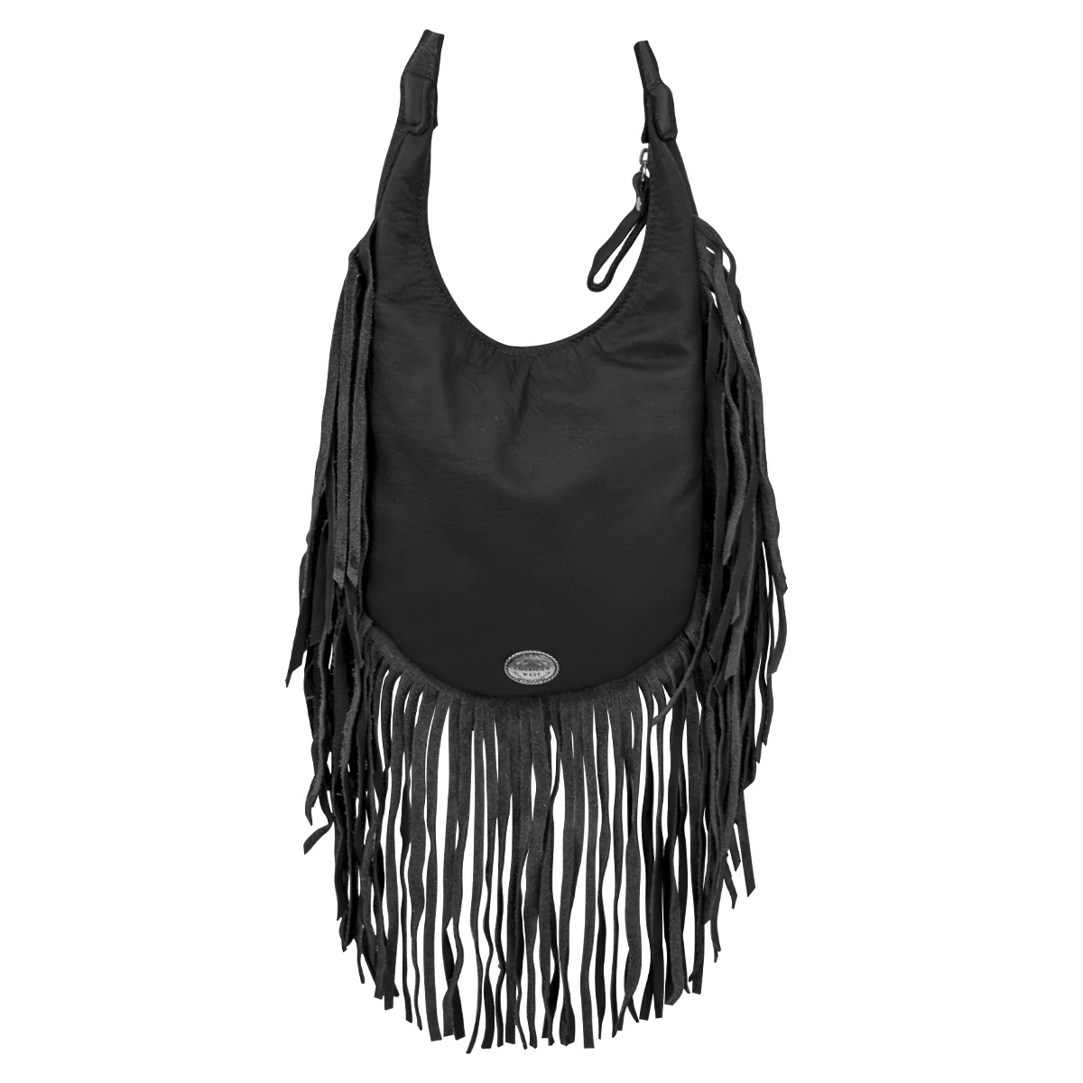 Amercian West Fringed Cowgirl Hobo Crossbody Bag - Image 2