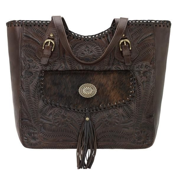 American West Annies Secret Collection Large Zip Top Tote - Image 3
