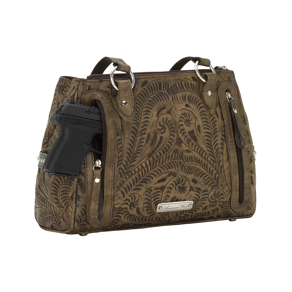 American West Annie's Secret Collection Multi-Compartment Tote with Conceal Carry Pocket on Back - Image 11