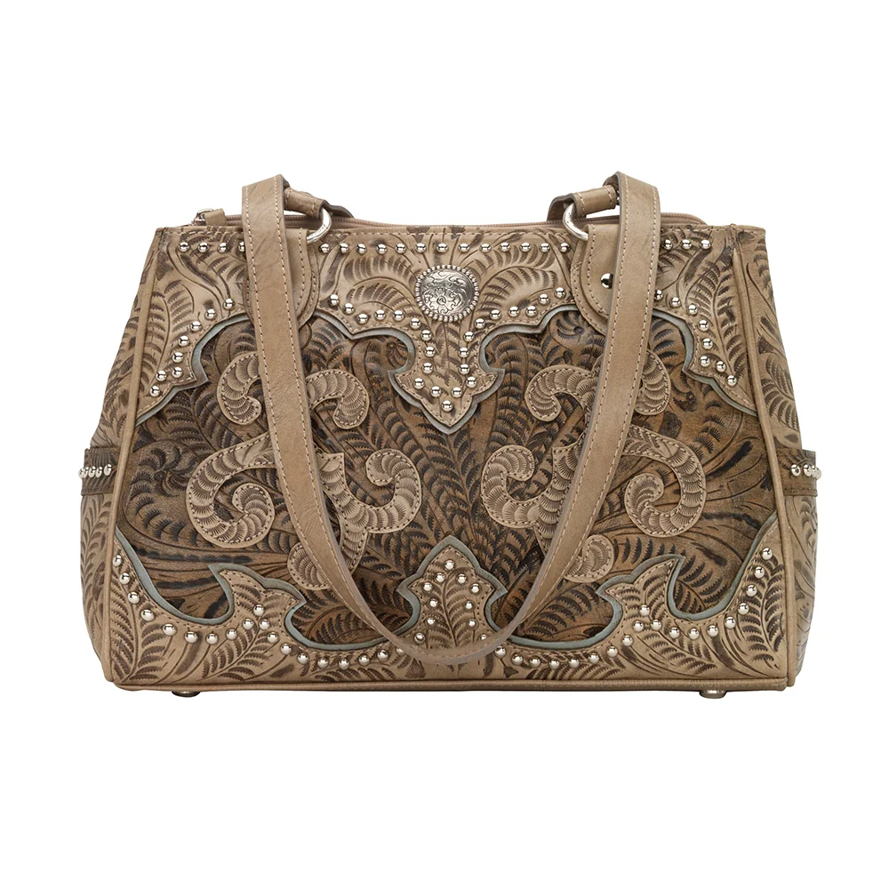American West Annie's Secret Collection Multi-Compartment Tote with Conceal Carry Pocket on Back - Image 3