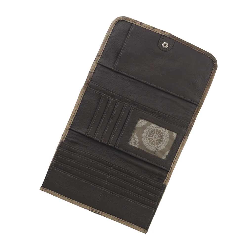 American West Annie's Secret Ladies Tri-Fold Wallet - Image 8