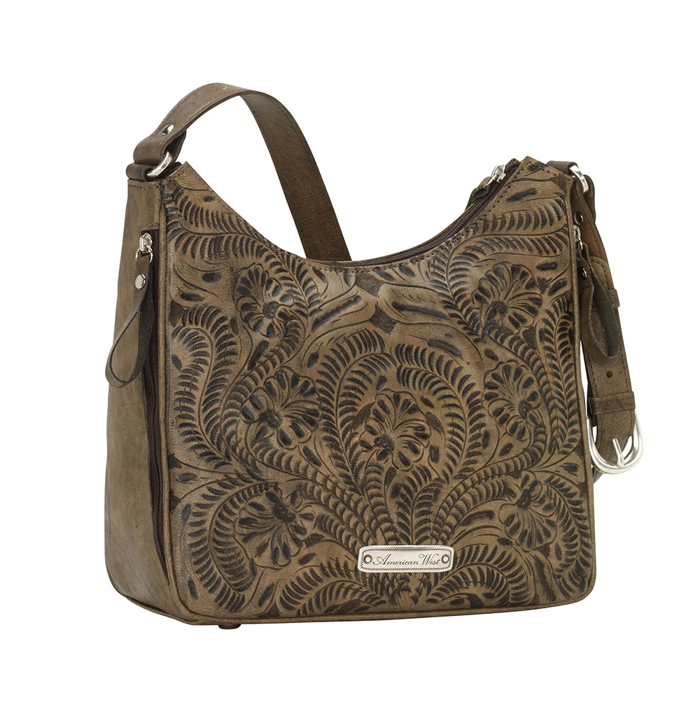 American West Annie's Secret Zip-Top Shoulder Bag with Conceal Carry Pocket - Image 12