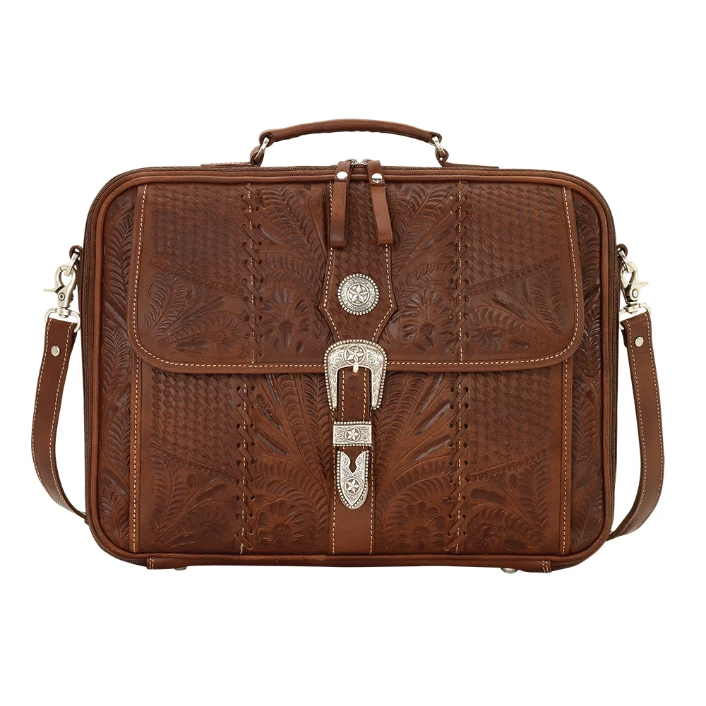 American West Classic Travel Laptop Briefcase