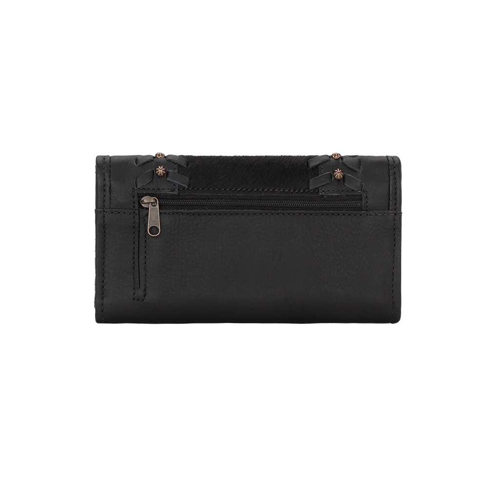 American West Cow Town Tri-Fold Wallet - Image 3