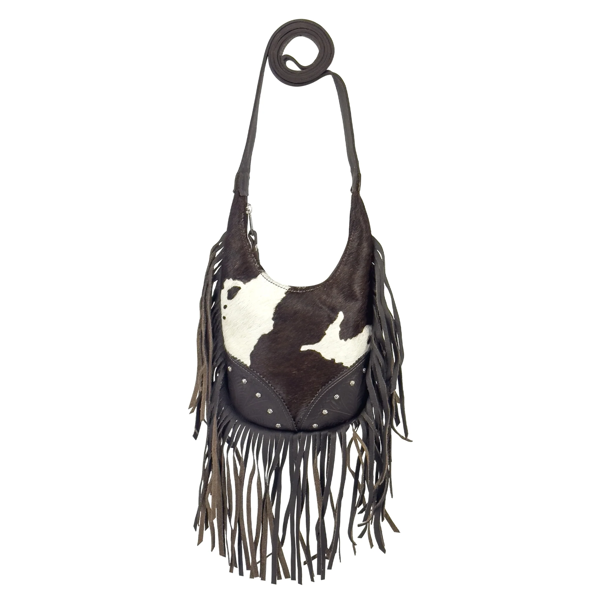 American West Fringed Cowgirl Crossbody with Fringe - Image 6