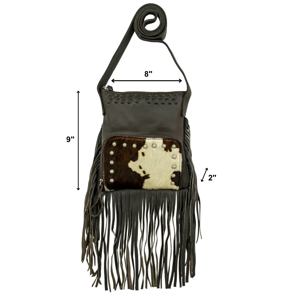 American West Fringed Cowgirl Crossbody with Fringe - Image 15