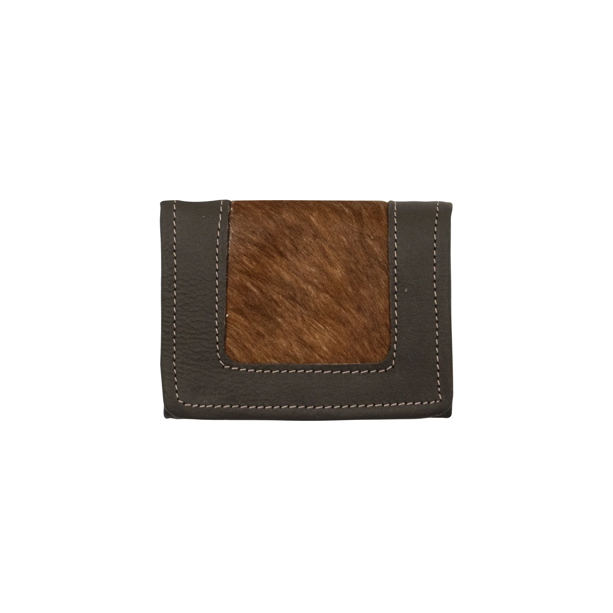 American West Hair-On Small Ladies Tri-Fold Wallet - Image 3