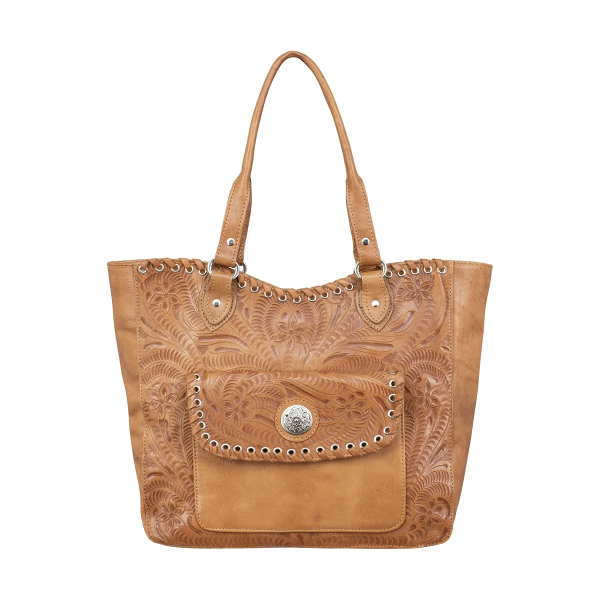 American West Harvest Moon Collection Large Conceal Carry Zip Top Tote - Image 2