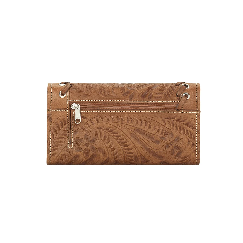 American West Harvest Moon Tri-Fold Wallet - Image 2