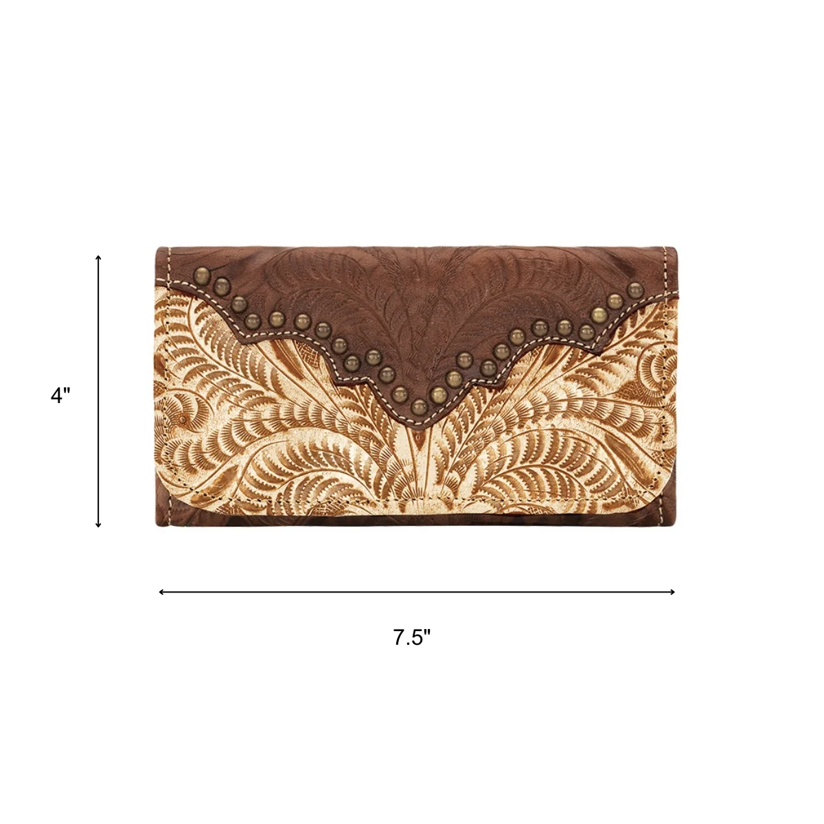 American West Ladies Annie's Secret Tri-Fold Wallet - Image 14