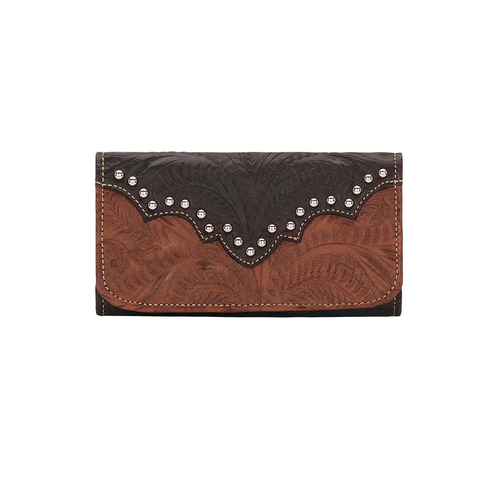 American West Ladies Annie's Secret Tri-Fold Wallet - Image 4