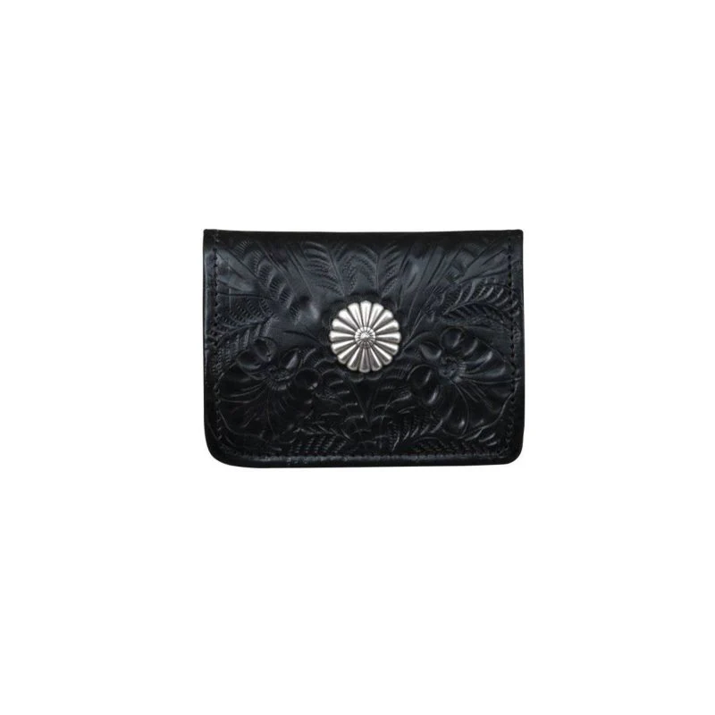 American West Ladies Small Tri-Fold Hand-Tooled Wallet
