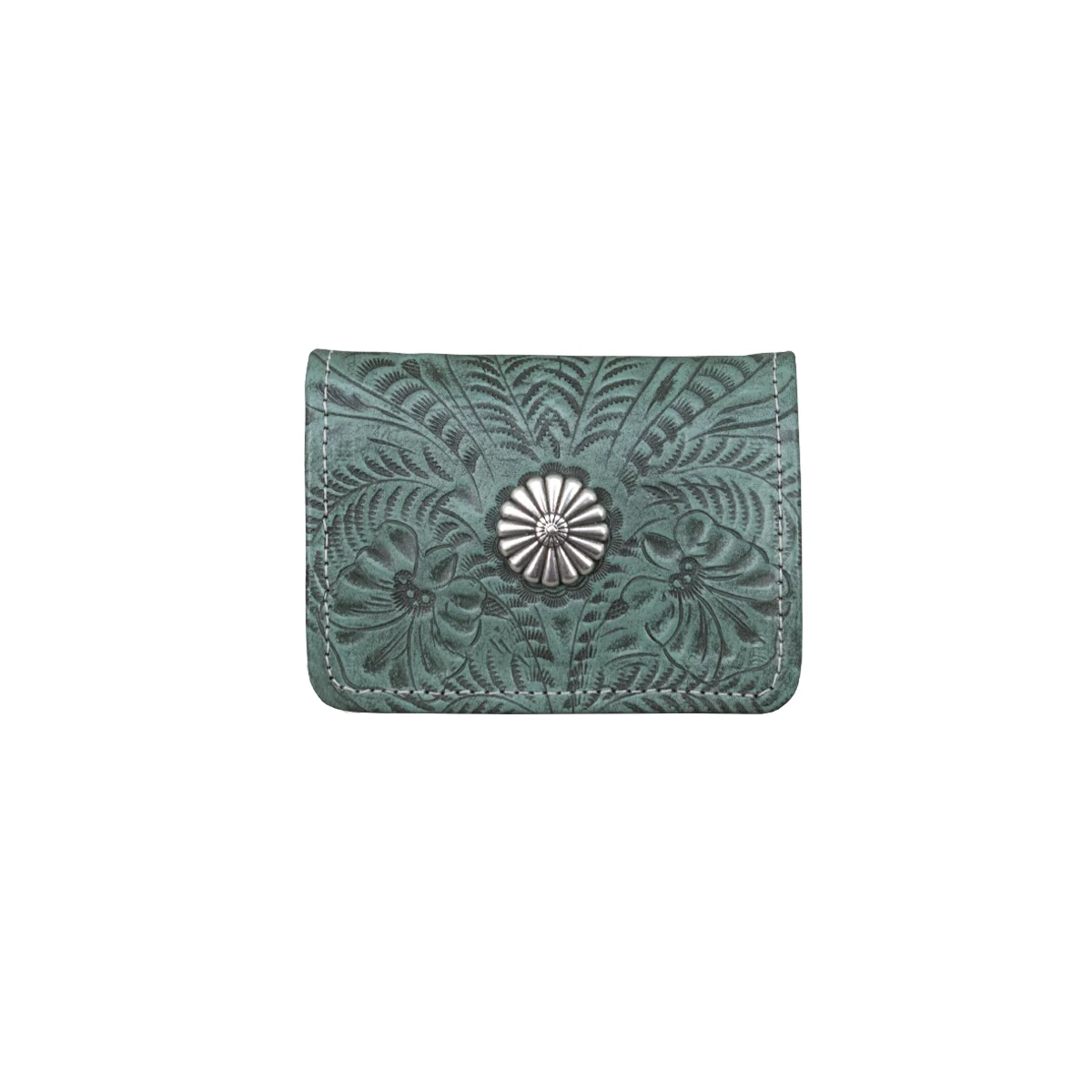 American West Ladies Small Tri-Fold Wallet - Image 5