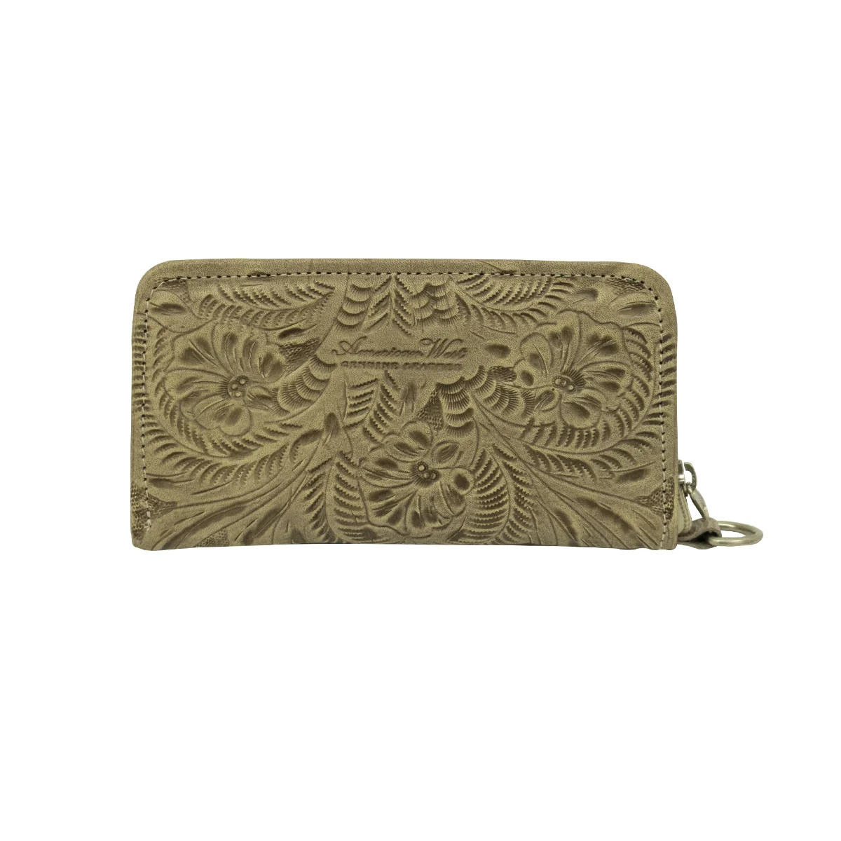 American West Ladies Zip-Around Wallet with Wrist Strap - Image 18