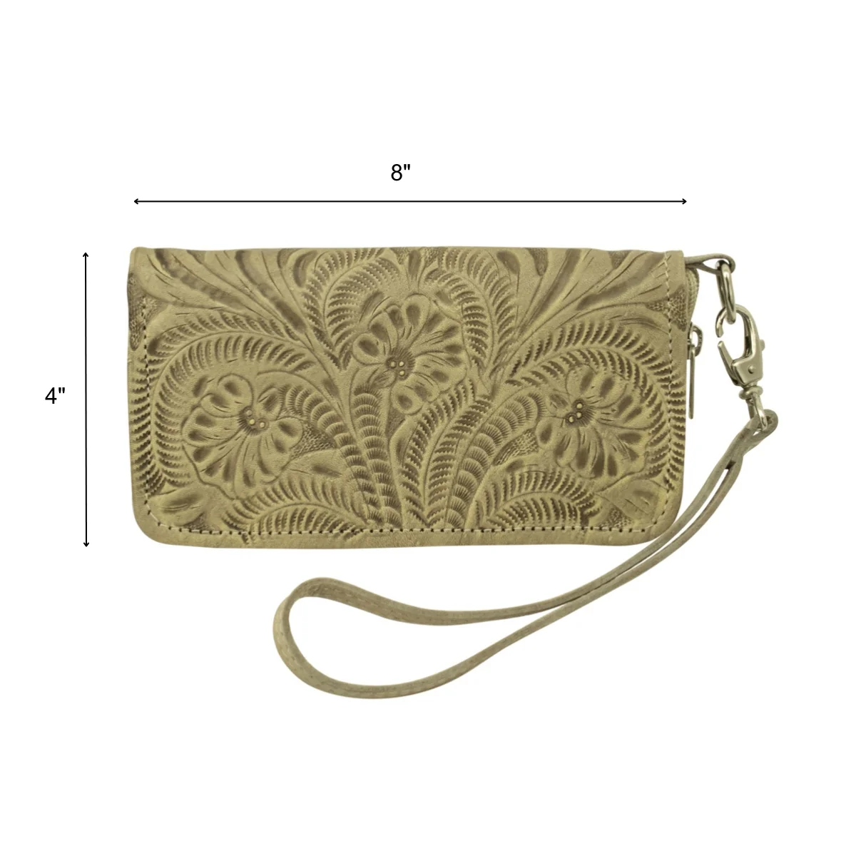 American West Ladies Zip-Around Wallet with Wrist Strap - Image 19