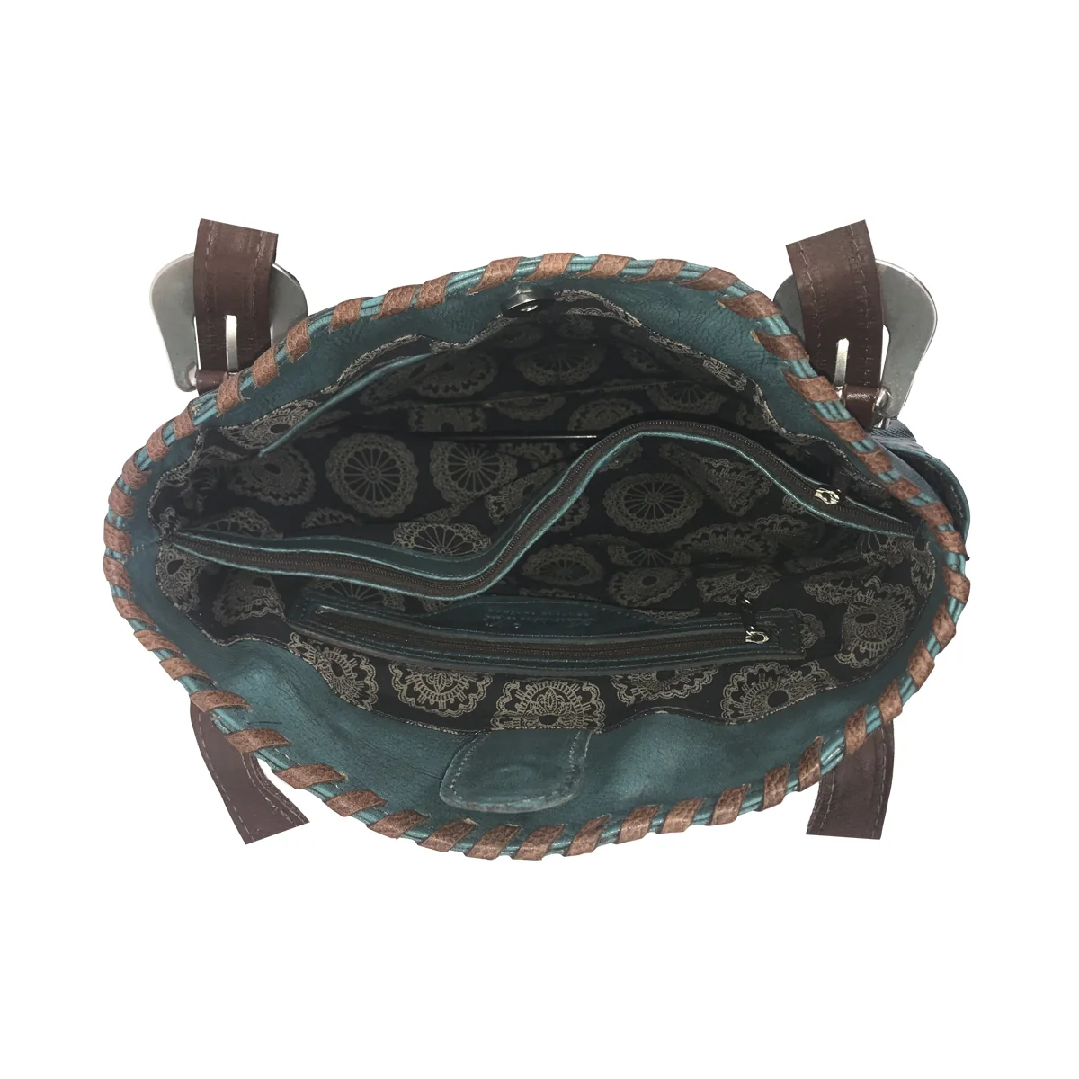 American West Lady Lace Half Moon Tote - Image 6