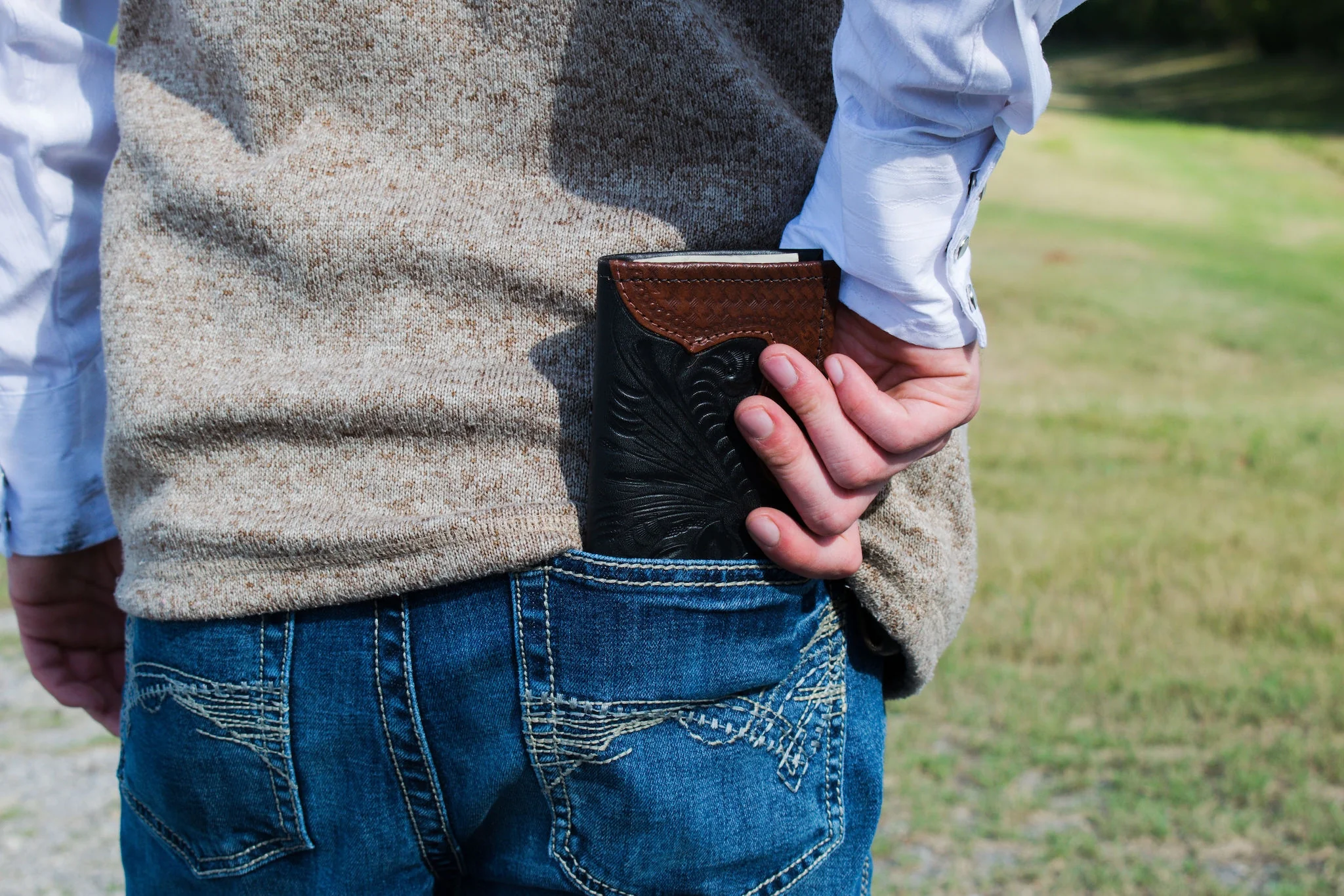American West Mens Rodeo Wallet - Image 8