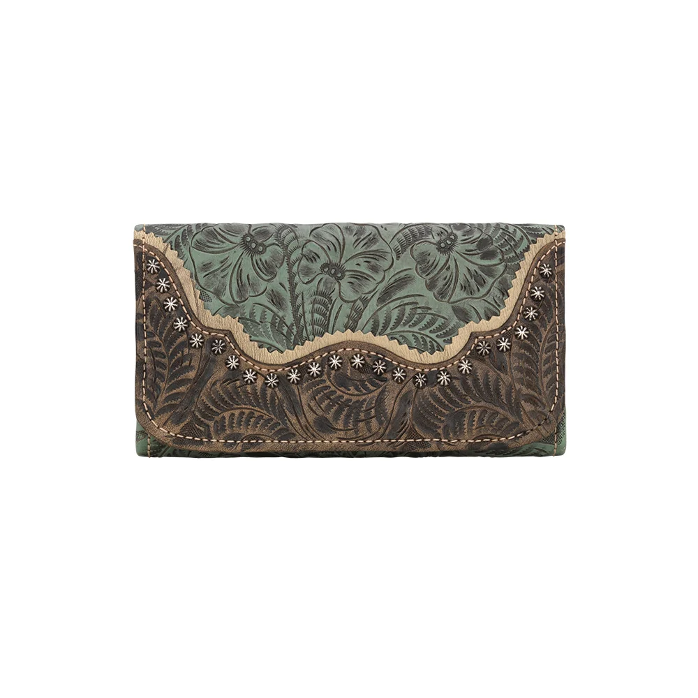 American West Saddle Ridge Ladies Tri-Fold Wallet - Image 4