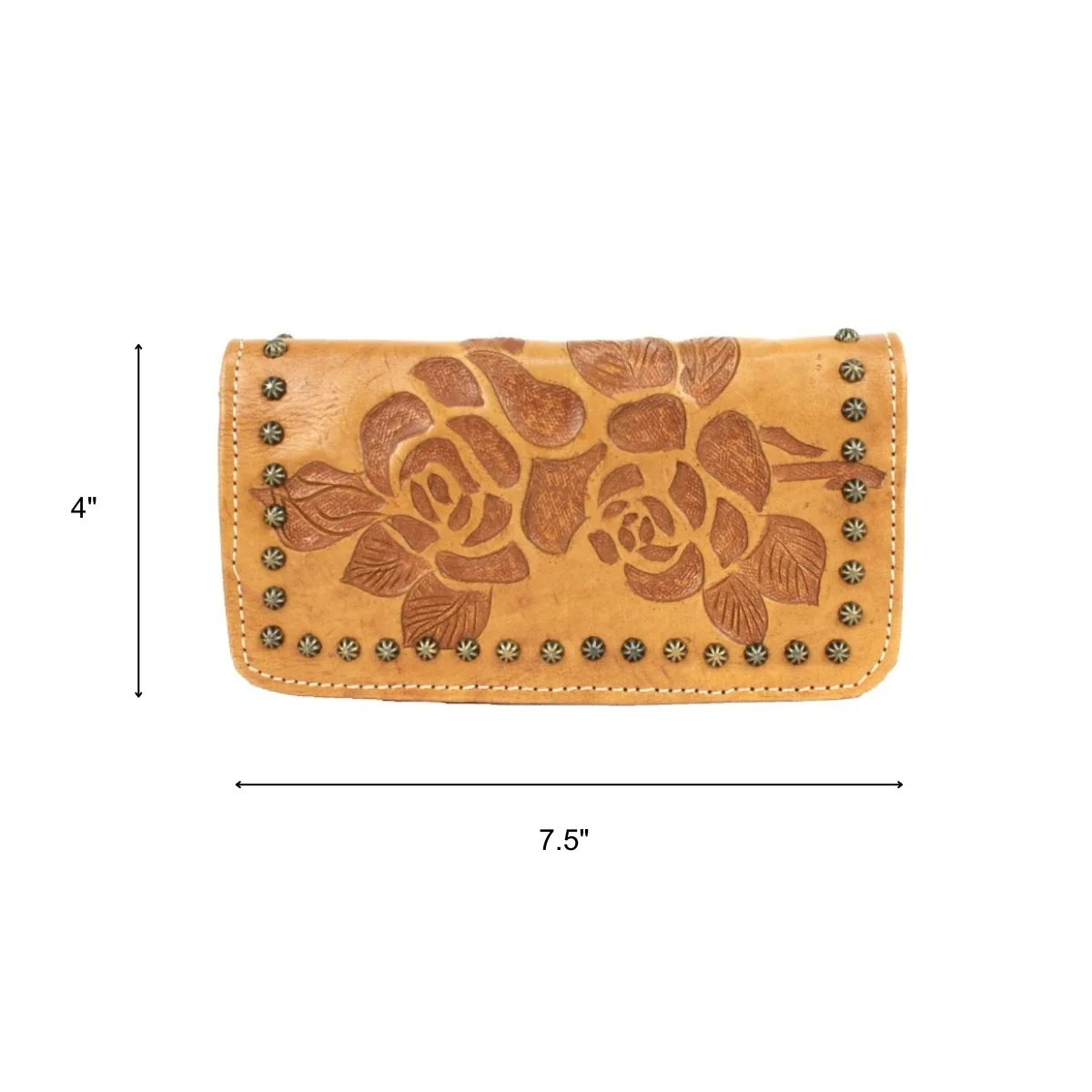 American West Texas Rose Tri-Fold Wallet - Image 4