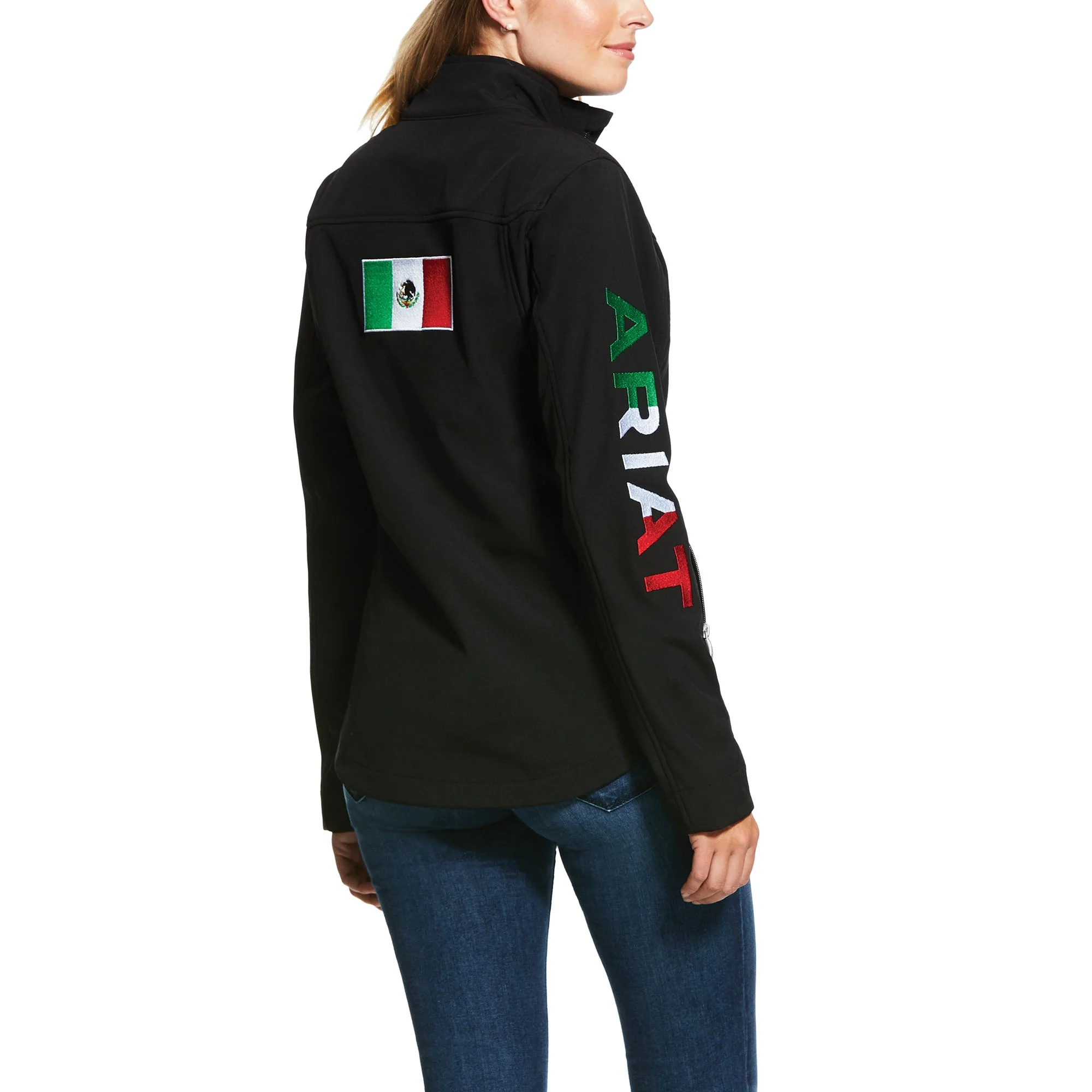 Ariat Ladies Classic Team Softshell MEXICO Jacket - Image 2