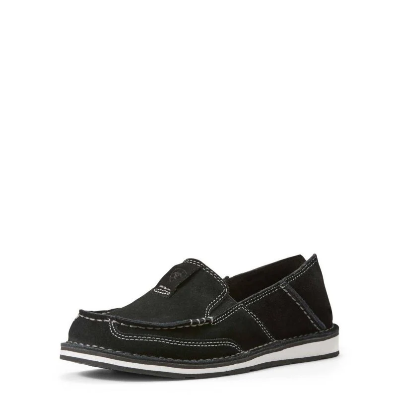 Ariat Ladies Cruiser Shoes 10 Black Suede - Image 3