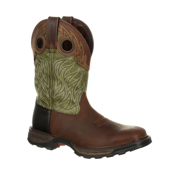 Durango Mens Maverick XP WP Green Work Boot - Image 2