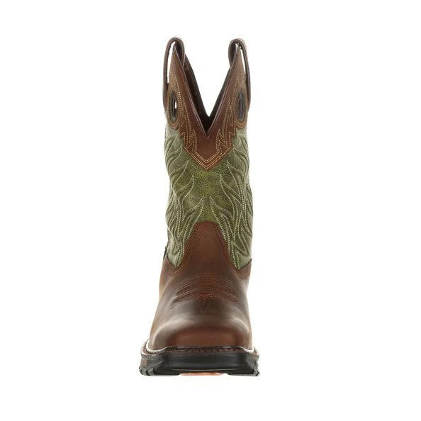 Durango Mens Maverick XP WP Green Work Boot - Image 5