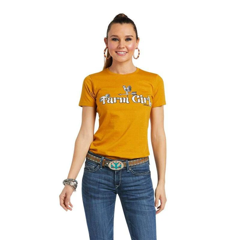 Ariat Ladies Farm Girl Tee Shirt - Image 5