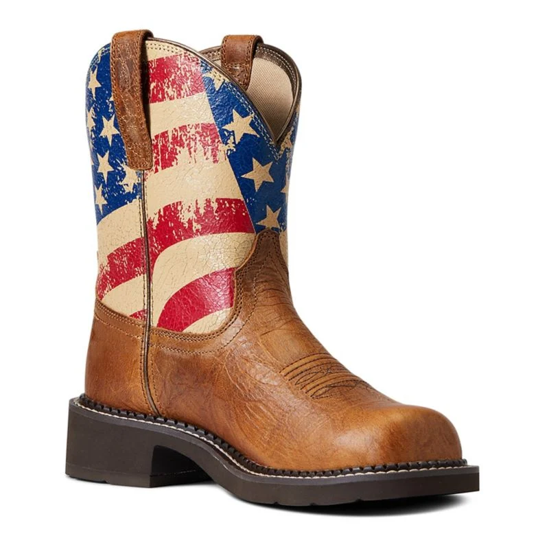 Ariat Ladies Fat Heritage Patriot Boots - Image 3