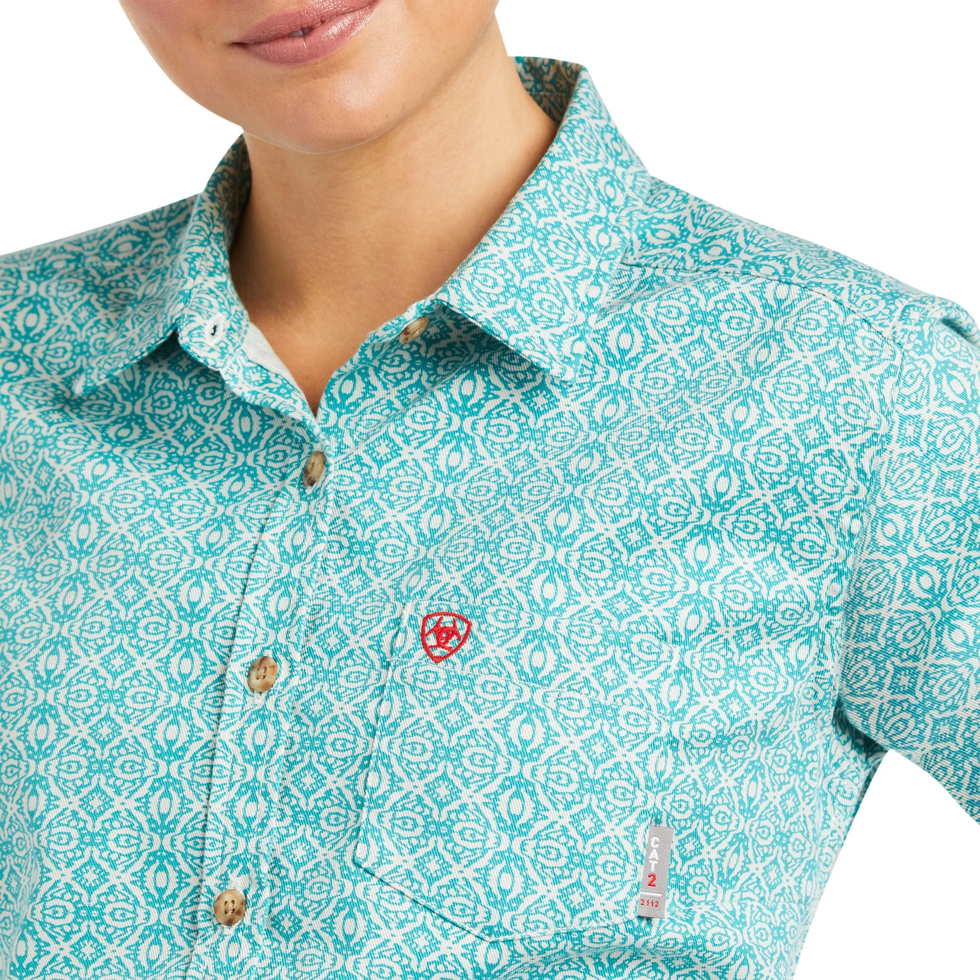 Ariat Ladies FR Flora Work Shirt - Image 2