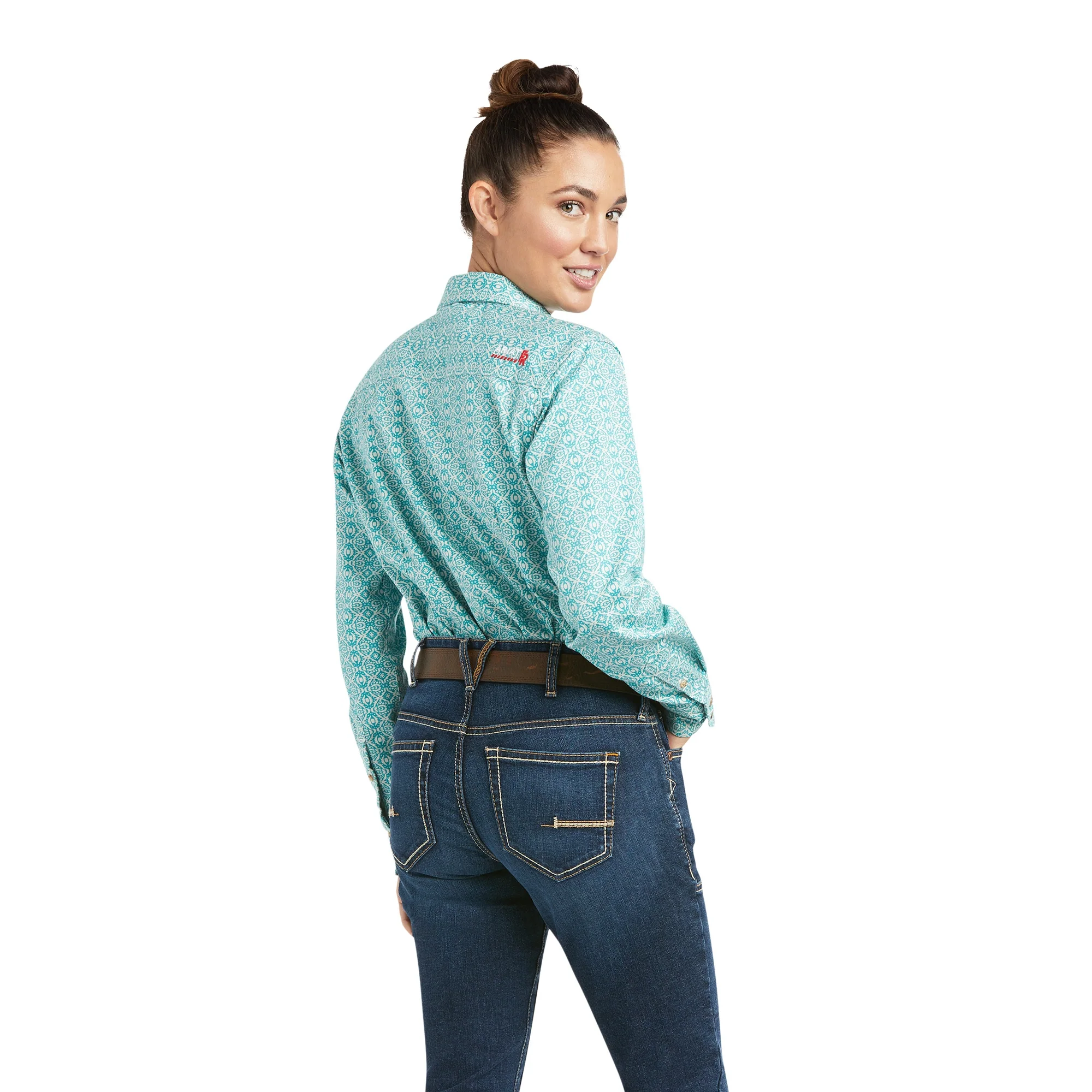 Ariat Ladies FR Flora Work Shirt - Image 3