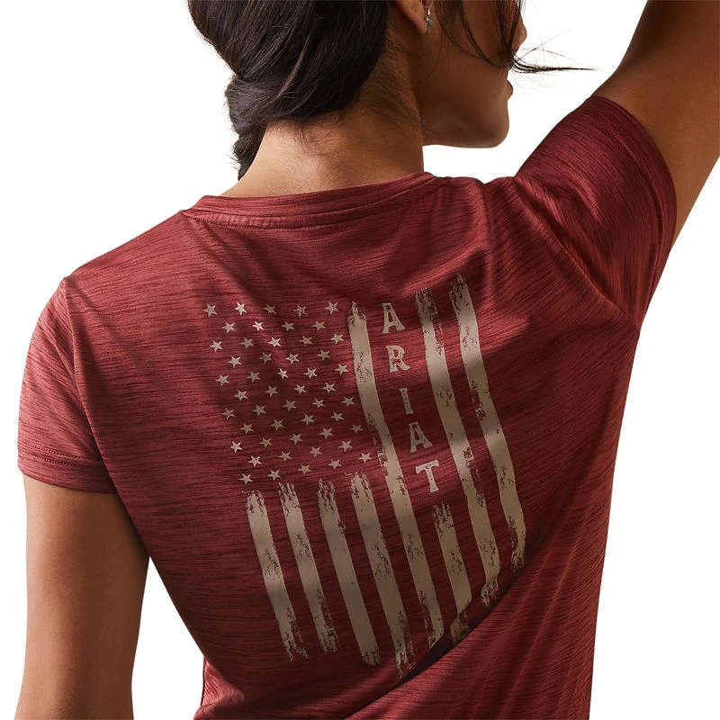 Ariat Womens Laguna Patriot Tee - Image 4