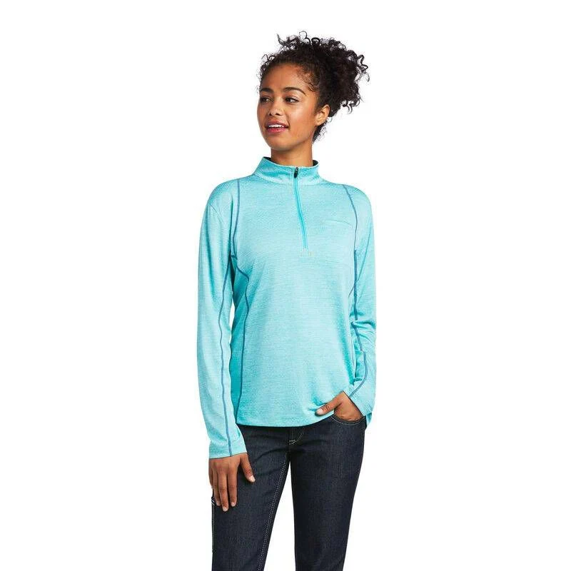 Ariat Ladies Rebar Evolve 1/2 Zip Long Sleeve Top - Image 3