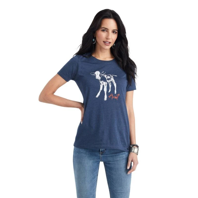 Ariat Ladies Star Calf Tee Shirt - Image 3