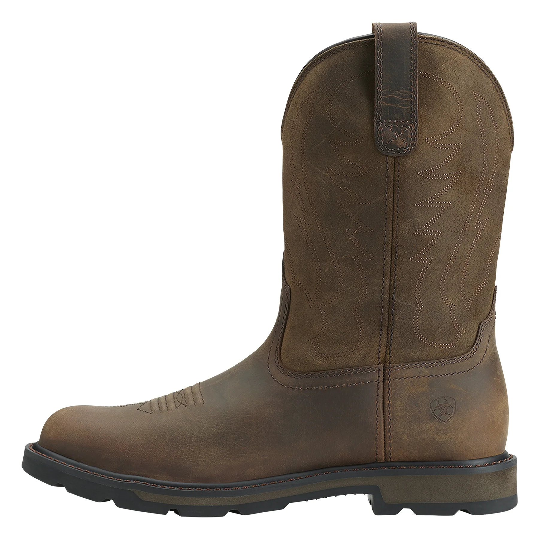 Ariat Mens Groundbreaker Pullon Boots - Brown - Image 3