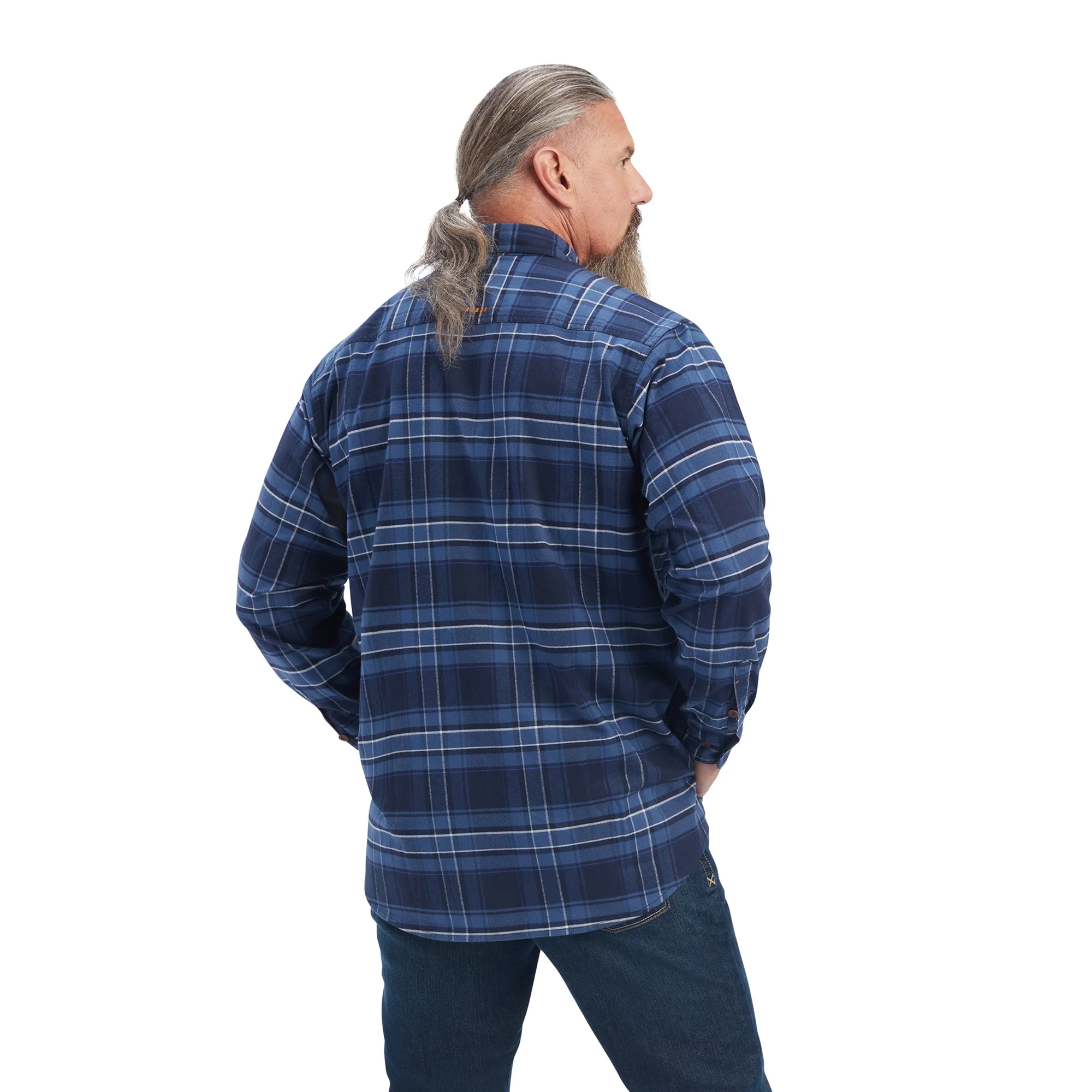 Ariat Mens Rebar Flannel DuraStretch Work Shirt - Image 2