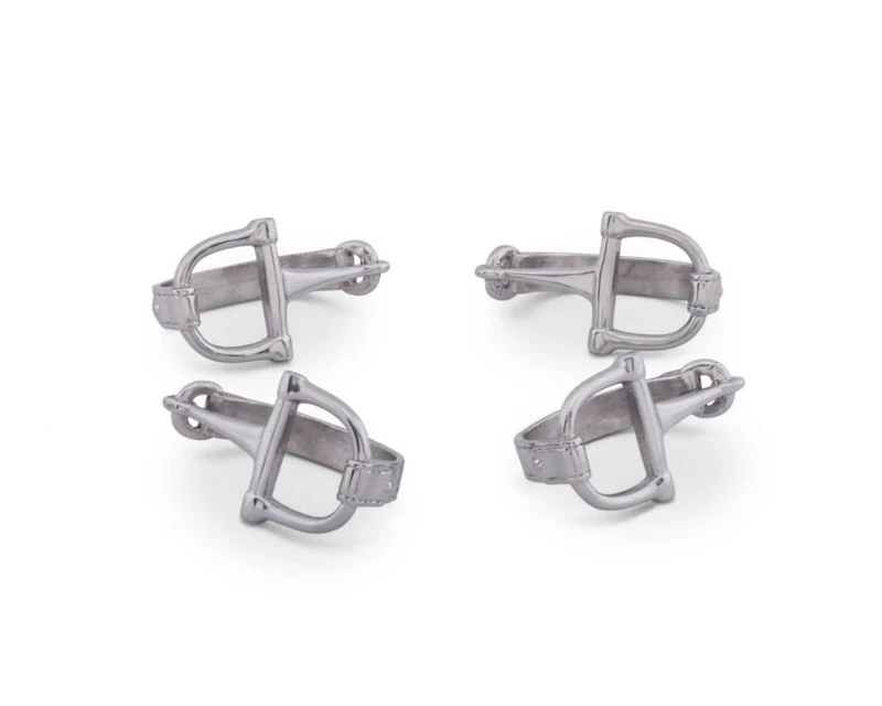 Arthur Court Bit Napkin Rings Set of 4