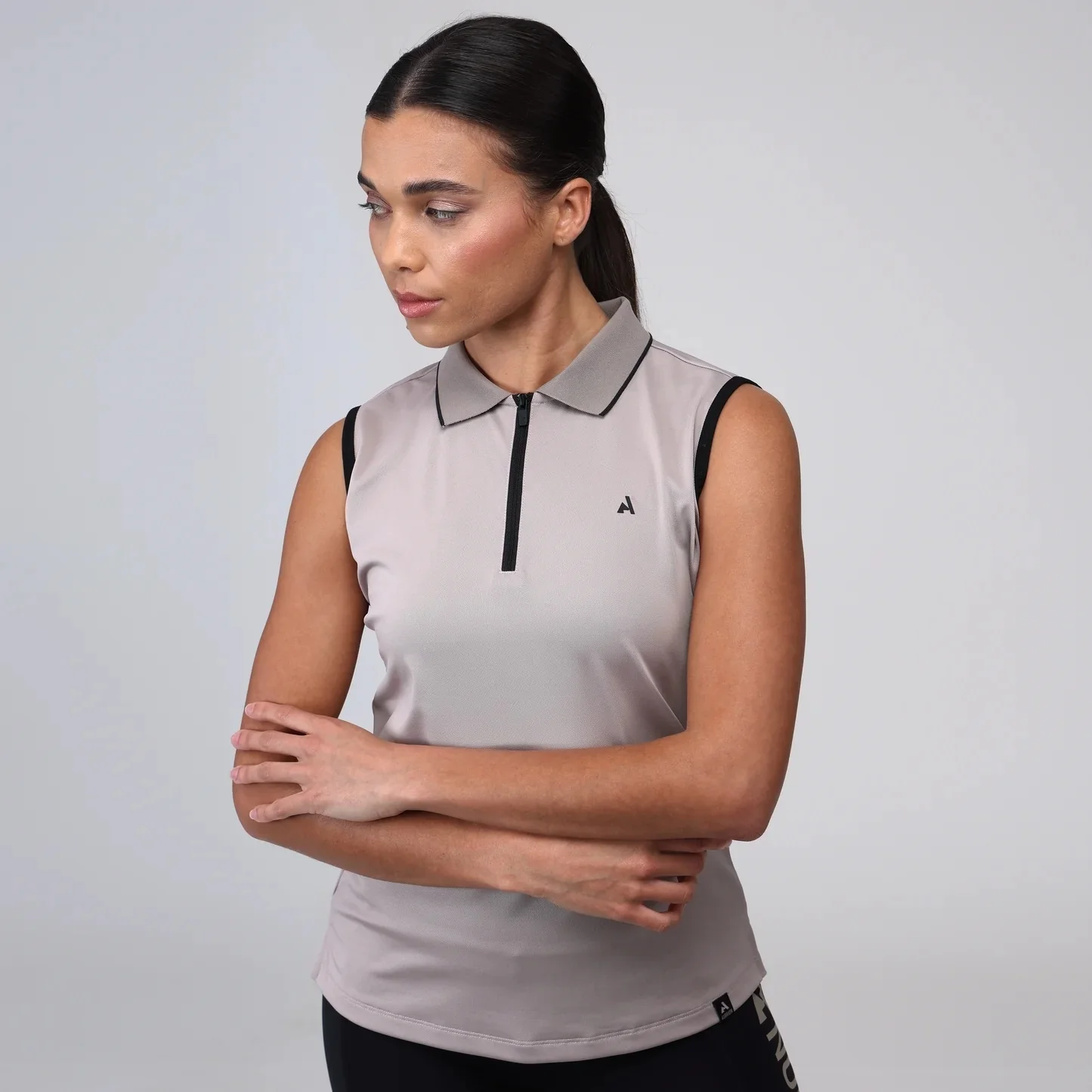 Aubrion React Sleeveless Tech Polo - Image 2