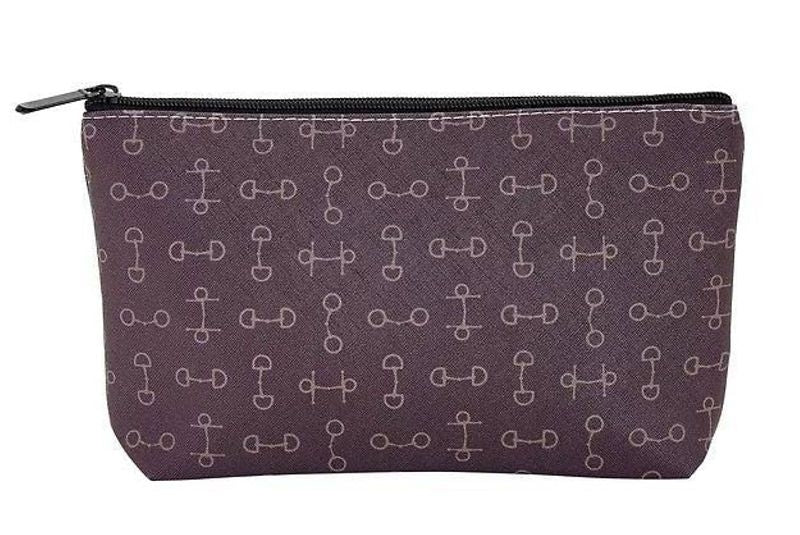 AWST Intl Lila Snaffle Bits Cosmetic Pouch