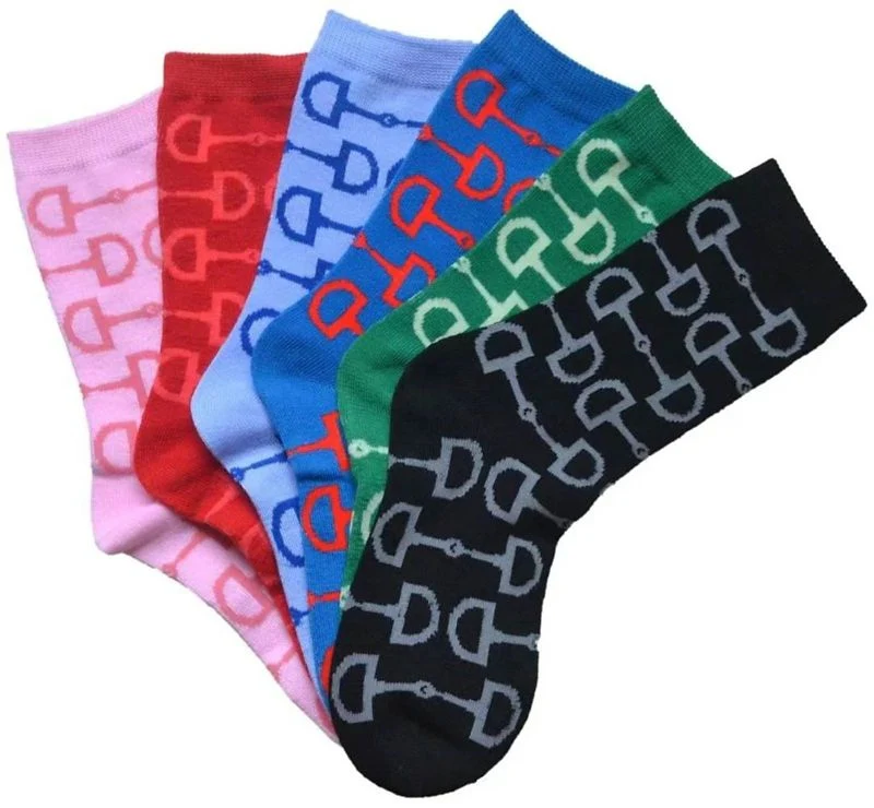 AWST Intl Snaffle Bits Crew Socks 6 Pack