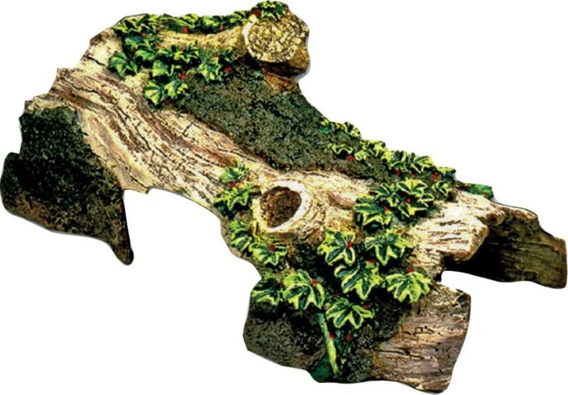 Bent Log Hide-Away For Reptiles Small
