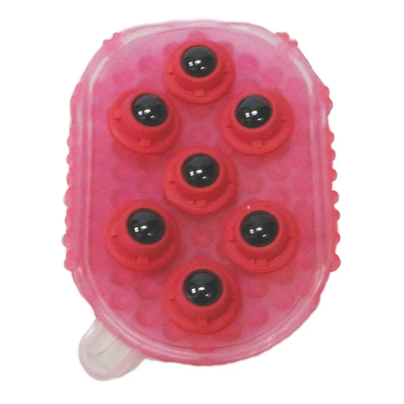 Blue Gel Groomer Massage Mitt - Image 2