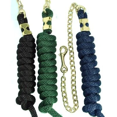 Braided Poly Lead Brass Plated Chain 8ftx24 HntGrn - Image 3