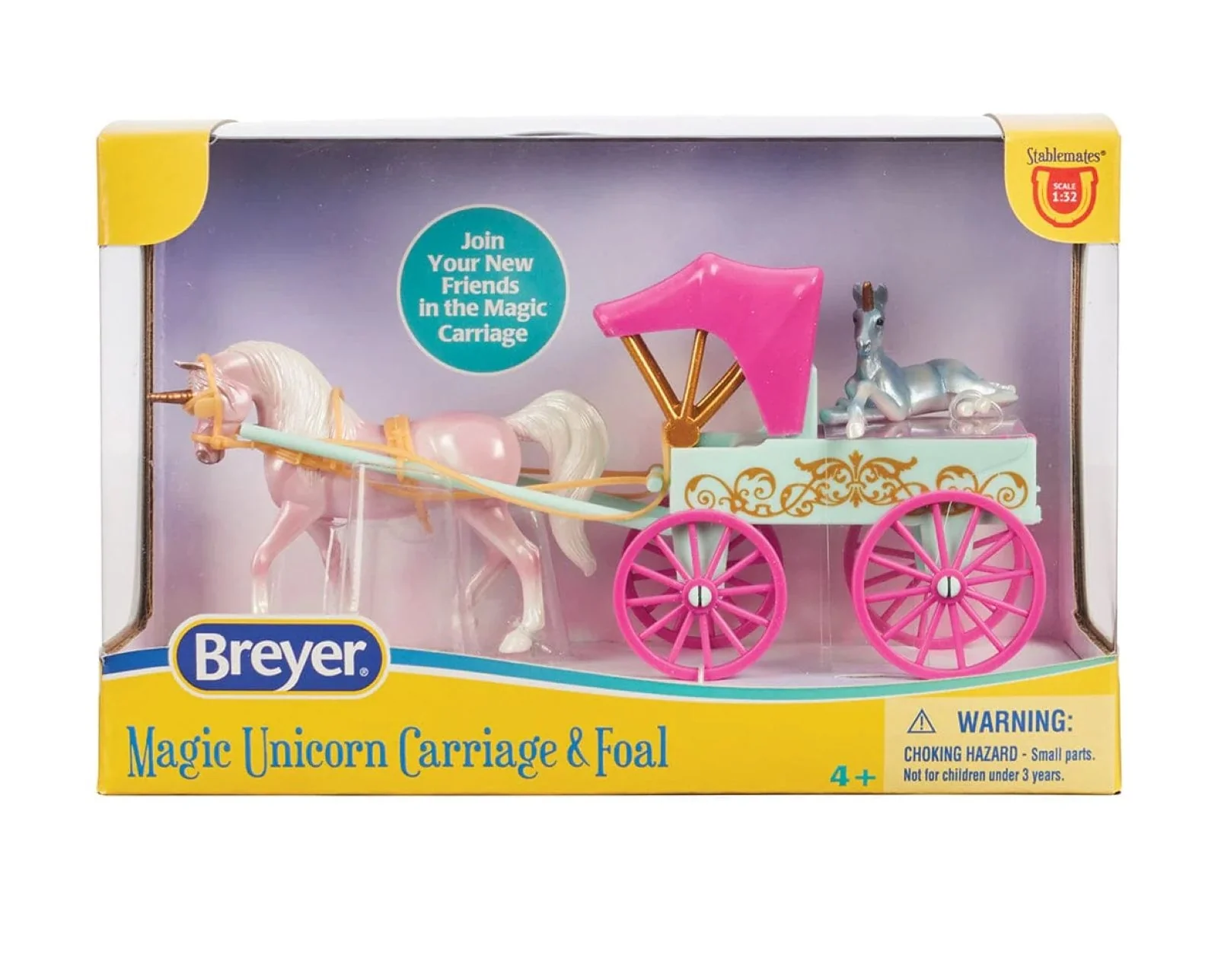 Breyer Unicorn Magic Carriage and Foal - Image 2