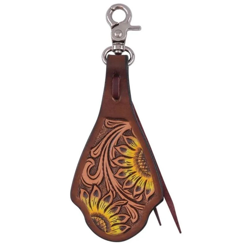 Circle Y Bright Sunflower/Acorn Saddle Charm - Image 2