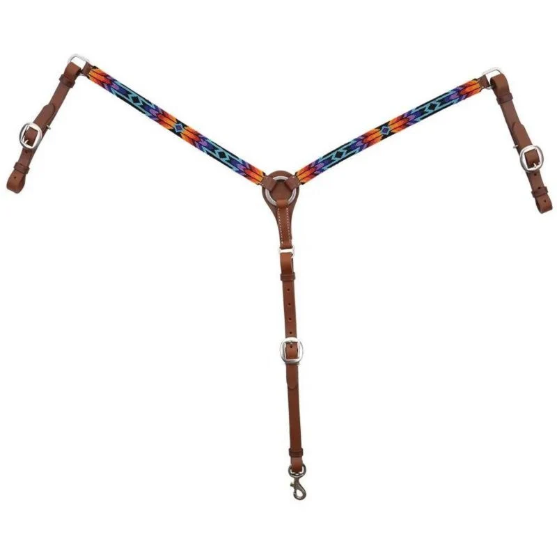 Circle Y Infinity Wrap Beaded Breast Collar Horse - Image 3