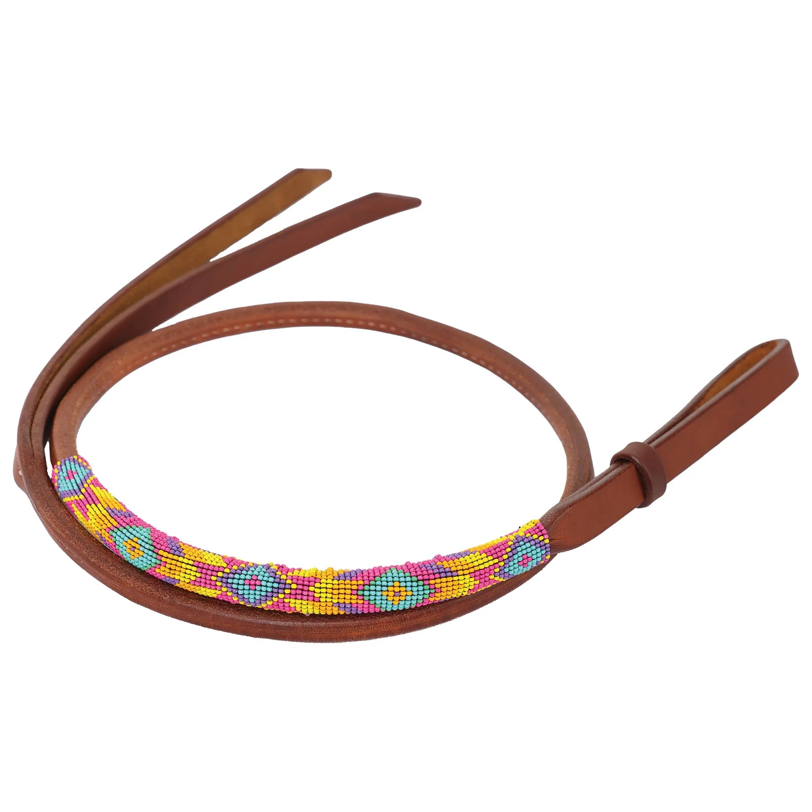 Circle Y Rainbow Aztec Beaded Over & Under