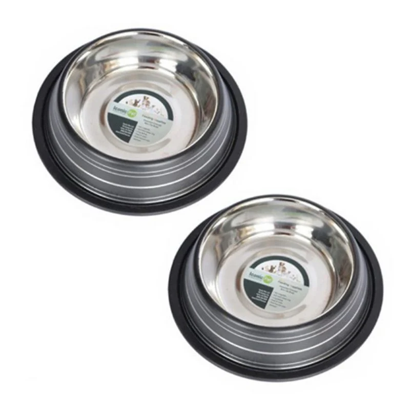 Color Splash NonSkid Pet Bowl 2 Pack - Image 4