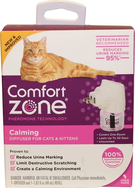 Comfort Zone Cat Calming Diffuser Two Room Kit - Image 2