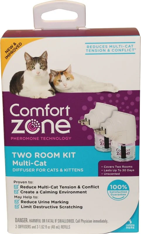 Comfort Zone Multi-Cat Diffuser Two Room Kit